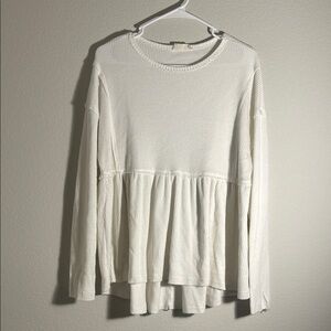 Altar’d State White Long Sleeve Top